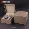 韩国市场高档包装盒 情侣对表盒 双表包装盒子 PU仿皮革盒