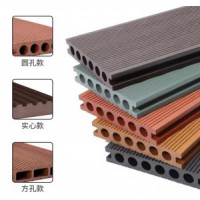 青岛户外木塑地板生产chang家供应 阳台露台防腐木塑复合地板材料